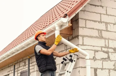 Pose et remplacement de gouttières à Loisail